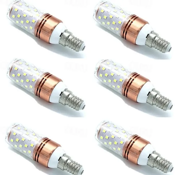 6pcs 12 W LED Corn Lights 800 lm E14 E26 / E27 T 60 LED Beads SMD 2835 Decorative Christmas Wedding Decoration Warm White Cold White 220-240 V / RoHS / CE Certified