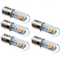 5pcs 0.5 W LED Corn Lights 15 lm E14 T 3 LED Beads SMD 5050 Decorative Warm White White 90-240 V / CE Certified