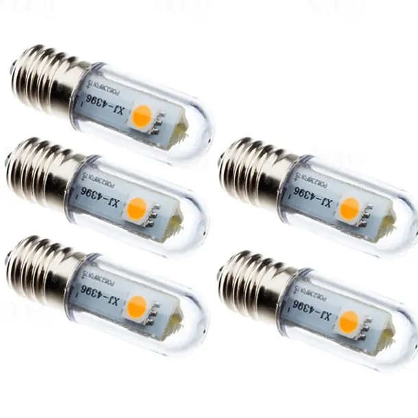5pcs 0.5 W LED Corn Lights 15 lm E14 T 3 LED Beads SMD 5050 Decorative Warm White White 90-240 V / CE Certified
