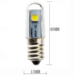 5pcs 0.5 W LED Corn Lights 15 lm E14 T 3 LED Beads SMD 5050 Decorative Warm White White 90-240 V / CE Certified