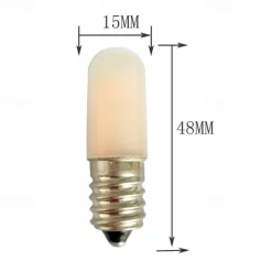 12pcs 1.5 W LED Globe Bulbs 90 lm E14 E12 T10 2 LED Beads Warm White White 180-265 V