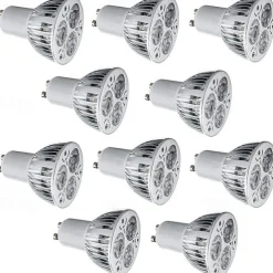 10pcs 6 W LED Spotlight 400 lm GU10 E26 / E27 3 LED Beads High Power LED Decorative Warm White Cold White 85-265 V