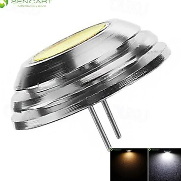 4pcs 2 W LED Spotlight 3000/6000/6500 lm G4 1 LED Beads COB Dimmable Warm White Cold White Natural White 12 V / 4 pcs / RoHS