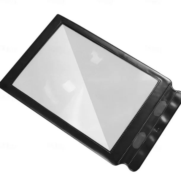 2pcs A4 Full Page Magnifying Glass Portable Reading Magnifier Auxiliary Lens Reading Tool Gifts For The Elderly Parents, Back to School Gift