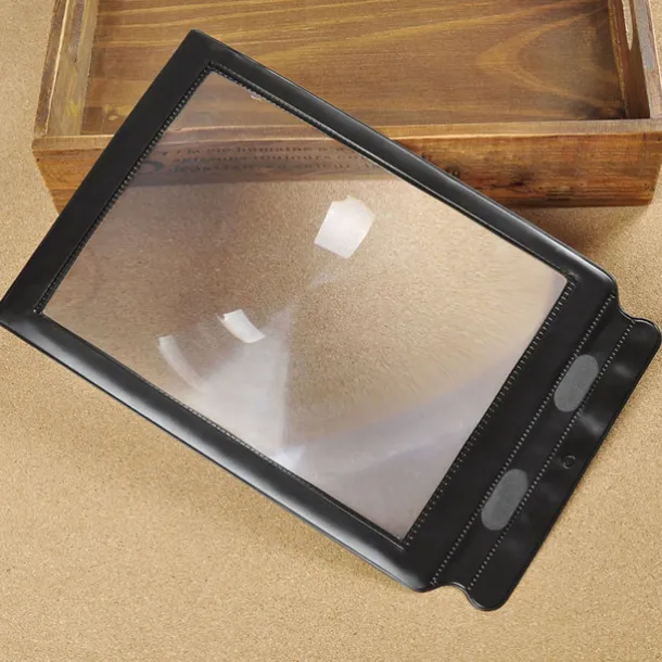 2pcs A4 Full Page Magnifying Glass Portable Reading Magnifier Auxiliary Lens Reading Tool Gifts For The Elderly Parents, Back to School Gift