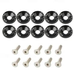 10pcs Aluminum M6 X 20 Car Styling Modification Fender Washer License Plate Bolts Car Decoration