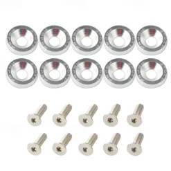 10pcs Aluminum M6 X 20 Car Styling Modification Fender Washer License Plate Bolts Car Decoration