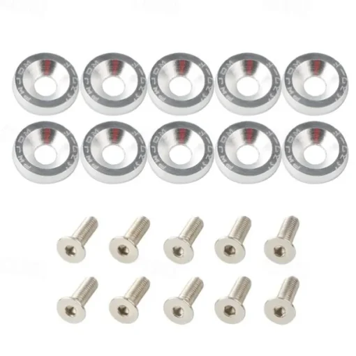 10pcs Aluminum M6 X 20 Car Styling Modification Fender Washer License Plate Bolts Car Decoration