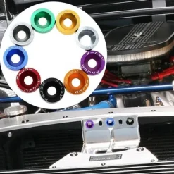 10pcs Aluminum M6 X 20 Car Styling Modification Fender Washer License Plate Bolts Car Decoration