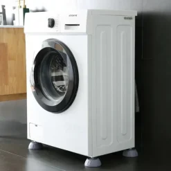 4Pcs Anti Vibration Feet Pads Rubber Mat Slipstop Silent Universal Washing Machine Refrigerator Support Dampers Stand