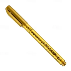 2pcs Art DIY Metal Waterproof Permanent Paint Marker Pens1.5mm Craftwork Resin Mold Pen Art Painting Student Supplies