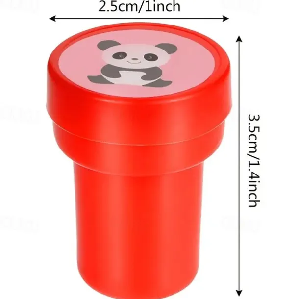 10Pcs Assorted Stamps For Kids Self-ink Stamps Children Toy Stamps Smiley Face Seal For Scrapbooking DIY Painting Photo Album Decor