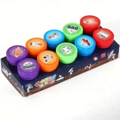 10Pcs Assorted Stamps For Kids Self-ink Stamps Children Toy Stamps Smiley Face Seal For Scrapbooking DIY Painting Photo Album Decor