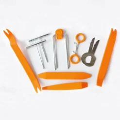 12pcs Auto Car Radio Door Clip Panel Trim Dash Audio Removal Installer Pry Tool