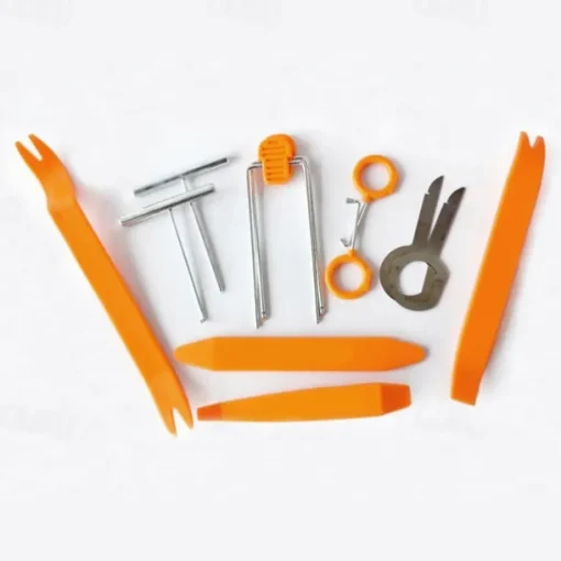 12pcs Auto Car Radio Door Clip Panel Trim Dash Audio Removal Installer Pry Tool