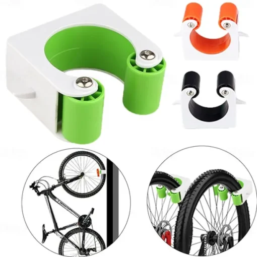 2pcs Bicycle Wall Mount Hook Bicycle Parking Rack Mountain Bike Buckle Stand Holder Cycling Accessories Mount Hook Mountain Bike Parking