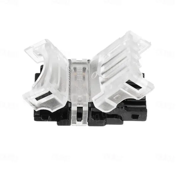 5PCS 4Bin 10mm No-waterproof Flexible Strip Light Hippo Buckle 5050 RGB LED Light Bar Quick Connector Easy to Install Wire and Strip Light Connector DC5-36V