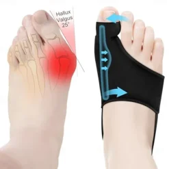 2Pcs Bunion Corrector for Women Men Big Toe Straightener Bunions Correction Women Men Bunion Splint Bunion Pads for Bunions Relief Hallux Valgus Pain Relief Comfortable Breathable for Day Night