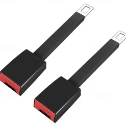 2pcs Car Auto Seat Belt Extender Extention Buckle Safety Clip Universal Safety Seatbelt Auto Interior Modeling Safety Clip