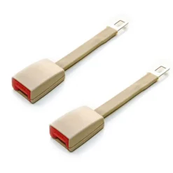 2Pcs Car Auto Seat Belt Extender Extention Buckle Safety Clip 25CM*5CM Universal Safety Seatbelt Auto Interior Modeling Safety Clip For 21mm Locking Tab Car Accessory