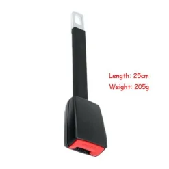 2Pcs Car Auto Seat Belt Extender Extention Buckle Safety Clip 25CM*5CM Universal Safety Seatbelt Auto Interior Modeling Safety Clip For 21mm Locking Tab Car Accessory