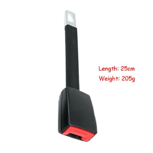 2Pcs Car Auto Seat Belt Extender Extention Buckle Safety Clip 25CM*5CM Universal Safety Seatbelt Auto Interior Modeling Safety Clip For 21mm Locking Tab Car Accessory