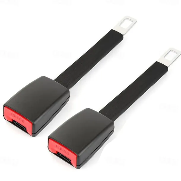 2pcs Car Auto Seat Belt Extender Extention Buckle Safety Clip Universal Safety Seatbelt Auto Interior Modeling Safety Clip