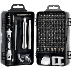 115pcs Car Precision Screwdriver Repair Tool Kit, Multi-function Electronic Screwdriver Set, Watch Mobile Phone Disassembly Repair Screwdriver Tools