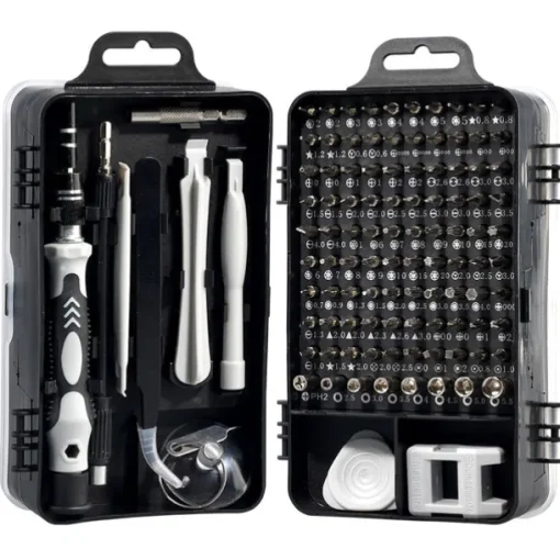 115pcs Car Precision Screwdriver Repair Tool Kit, Multi-function Electronic Screwdriver Set, Watch Mobile Phone Disassembly Repair Screwdriver Tools