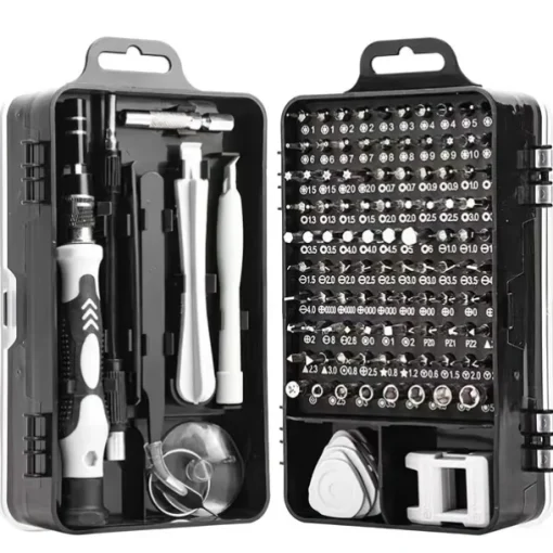 115pcs Car Precision Screwdriver Repair Tool Kit, Multi-function Electronic Screwdriver Set, Watch Mobile Phone Disassembly Repair Screwdriver Tools
