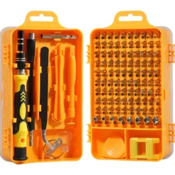 115pcs Car Precision Screwdriver Repair Tool Kit, Multi-function Electronic Screwdriver Set, Watch Mobile Phone Disassembly Repair Screwdriver Tools
