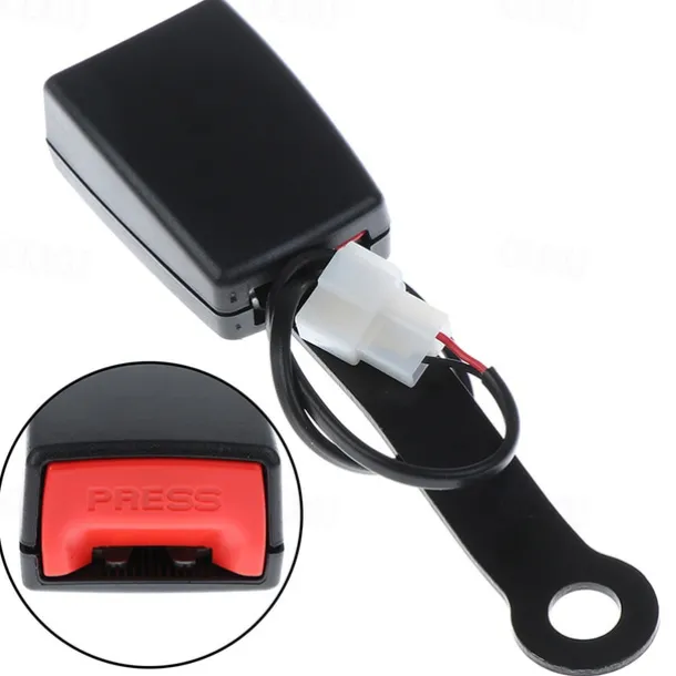 2PCs Car Seat Belt Lock Universal Auto Car Safety Seat Lock Camlock Car Seat Belt Buckle Socket Plug Connector Car Accessories Replacement Part