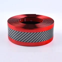 3Pcs Car Threshold Anti-stepping/Scratching Door Decor Bump Sticker Blue 1 Meter