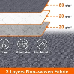 6pcs Clothes Comforter Storage Bags 90L Large Capacity Clothing Organizers with Reinforced Handles Thick Breathable Fabric Foldable Underbed Containers for Bedding Comforter Blank