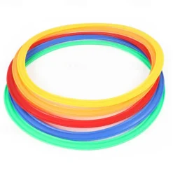 10PCS 28CM Jumping House Circle Children's Sensory Training Jumping Circle Outdoor Sports Game Household Physical Fitness Grid Toy
