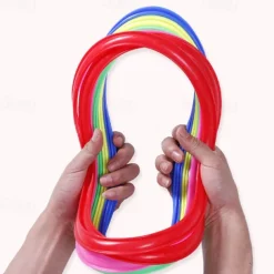 10PCS 28CM Jumping House Circle Children's Sensory Training Jumping Circle Outdoor Sports Game Household Physical Fitness Grid Toy