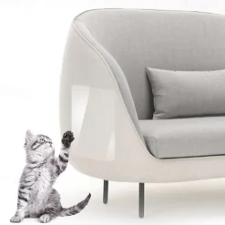 4pcs Couch Cat Scratch Guards Mat Scraper Cat Tree Scratching Claw Post Protector Sofa For Cats Scratcher Paw Pads Pet Furniture（18inch*6inch）