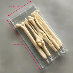 5Pcs Creative Novelty Bone Shape Ballpoint Pens Gift Stationery for School Office Writing Supplies