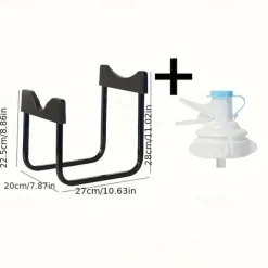 2pcs Detachable Iron Frame Pure Water Bucket Rack, Water Press Water Dispenser Faucet