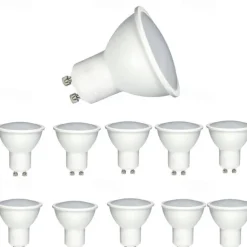 10pcs Dimmable GU10 Lampada LED Bulb 5W 220V Bombillas LED Lamp Spotlight Lampara Spot Light Decoration Warm White Cold White
