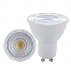 6/10pcs Dimmable Gu10 LED Bulbs, LED Downlight Spotlight 38 Degree Energy Saving Light Bulbs 220~240V Indoor Lighting