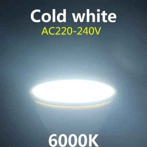6/10pcs Dimmable Gu10 LED Bulbs, LED Downlight Spotlight 38 Degree Energy Saving Light Bulbs 220~240V Indoor Lighting