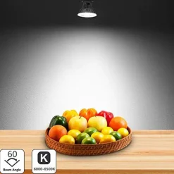 6pcs Dimmable LED Bulb Spot Light 5W COB GU10 /GU5.3(MR16) led Spotlight 220V for Home Lampada Lamp Glass Shell