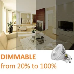 6pcs Dimmable LED Bulb Spot Light 5W COB GU10 /GU5.3(MR16) led Spotlight 220V for Home Lampada Lamp Glass Shell