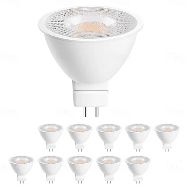 10pcs Dimmable MR16 Bulb Spotlight Lampada LED AC/DC 12V Bombillas Spot Light Replace The 50W Halogen Lamp Home Derection