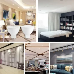 10pcs Dimmable MR16 Bulb Spotlight Lampada LED AC/DC 12V Bombillas Spot Light Replace The 50W Halogen Lamp Home Derection