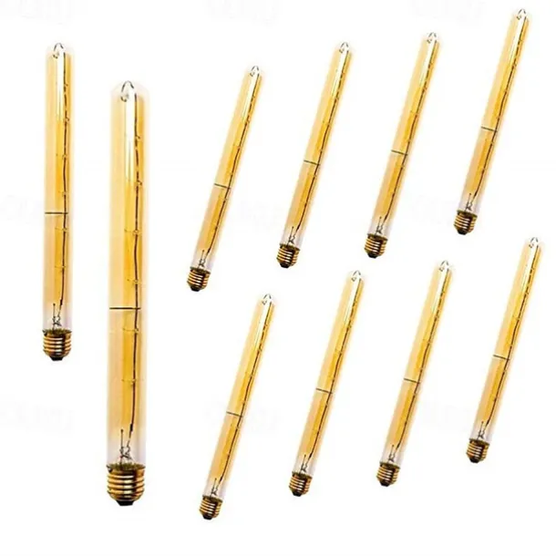 10pcs Dimmable Vintage Edison Bulb E27 T300 40W Chandelier Pendant Lights 220V LED Lamp Incandescent Light Rope Lamp
