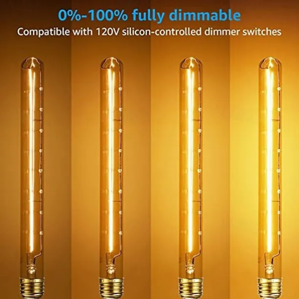 10pcs Dimmable Vintage Edison Bulb E27 T300 40W Chandelier Pendant Lights 220V LED Lamp Incandescent Light Rope Lamp