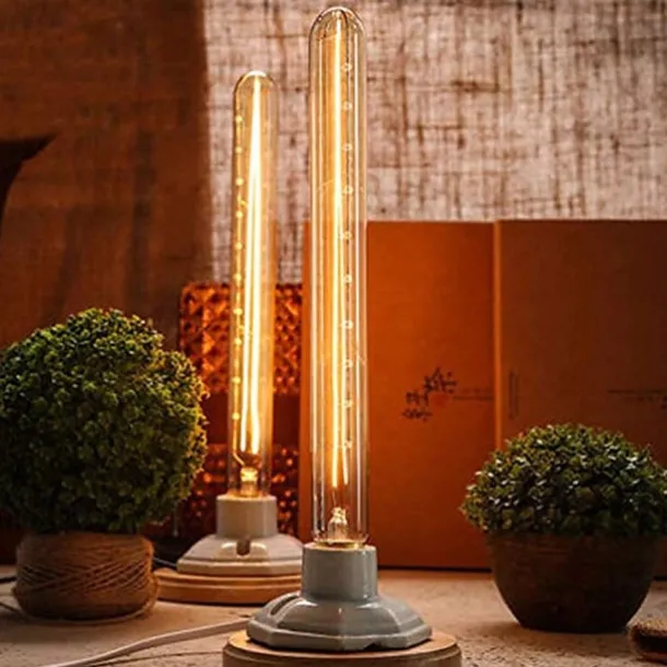 10pcs Dimmable Vintage Edison Bulb E27 T300 40W Chandelier Pendant Lights 220V LED Lamp Incandescent Light Rope Lamp