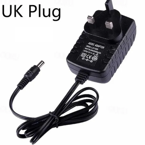 1pcs DIY 12V Power Supply Adapter Plug Transformer AC 110V 220V to DC 12V 2A LED Driver for LED String Strip Light 90cm 3ft